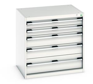 Bott100% extension Drawer units 800 x 650 for Labs and Test facilities Bott Cubio 5 Drawer Cabinet 800W x 650D x 800mmH
